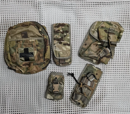 Genuine SUPERGRADED MTP  Pouches, Medic Kit, LMG 100 ROUND Carrier,  Ammo Carrier,  AP GRENADE Pouch